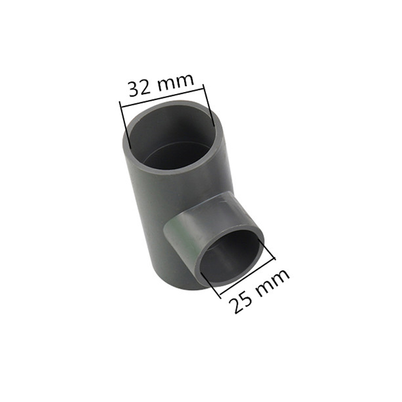 20mm 25mm 32mm 40mm PVC Reducing Tee Connector Garden Irrigation Water Pipe Joint Aquarium Tank Fittings Bathroom DIY Tools: ID 32mm to 25mm