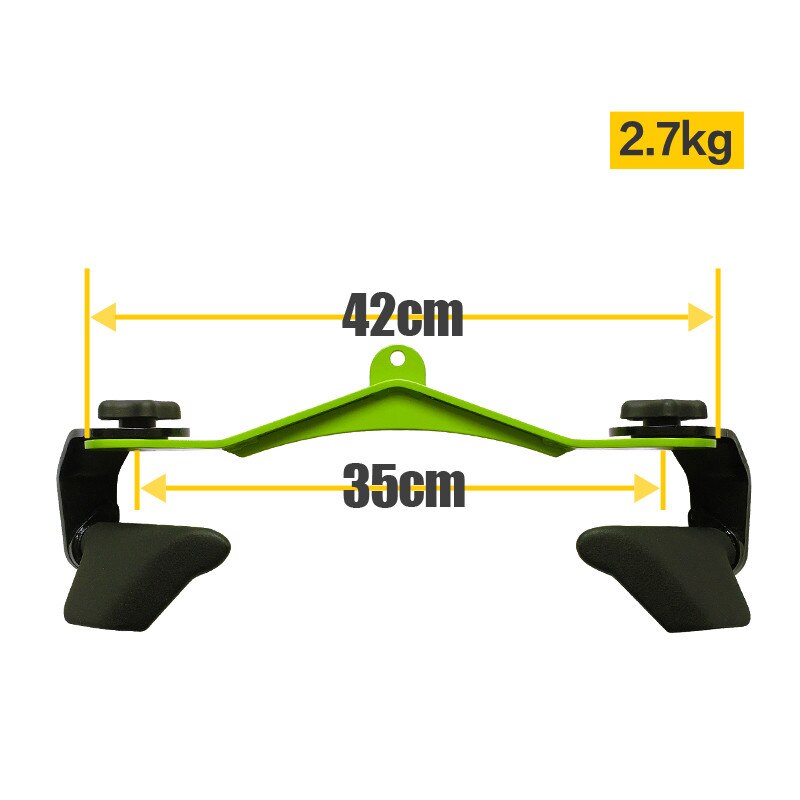 Barra de máquina extraíble para Fitness, accesorios de Cable de Polea alta y baja, para gimnasio, remo, entrenamiento en T, bíceps: 5