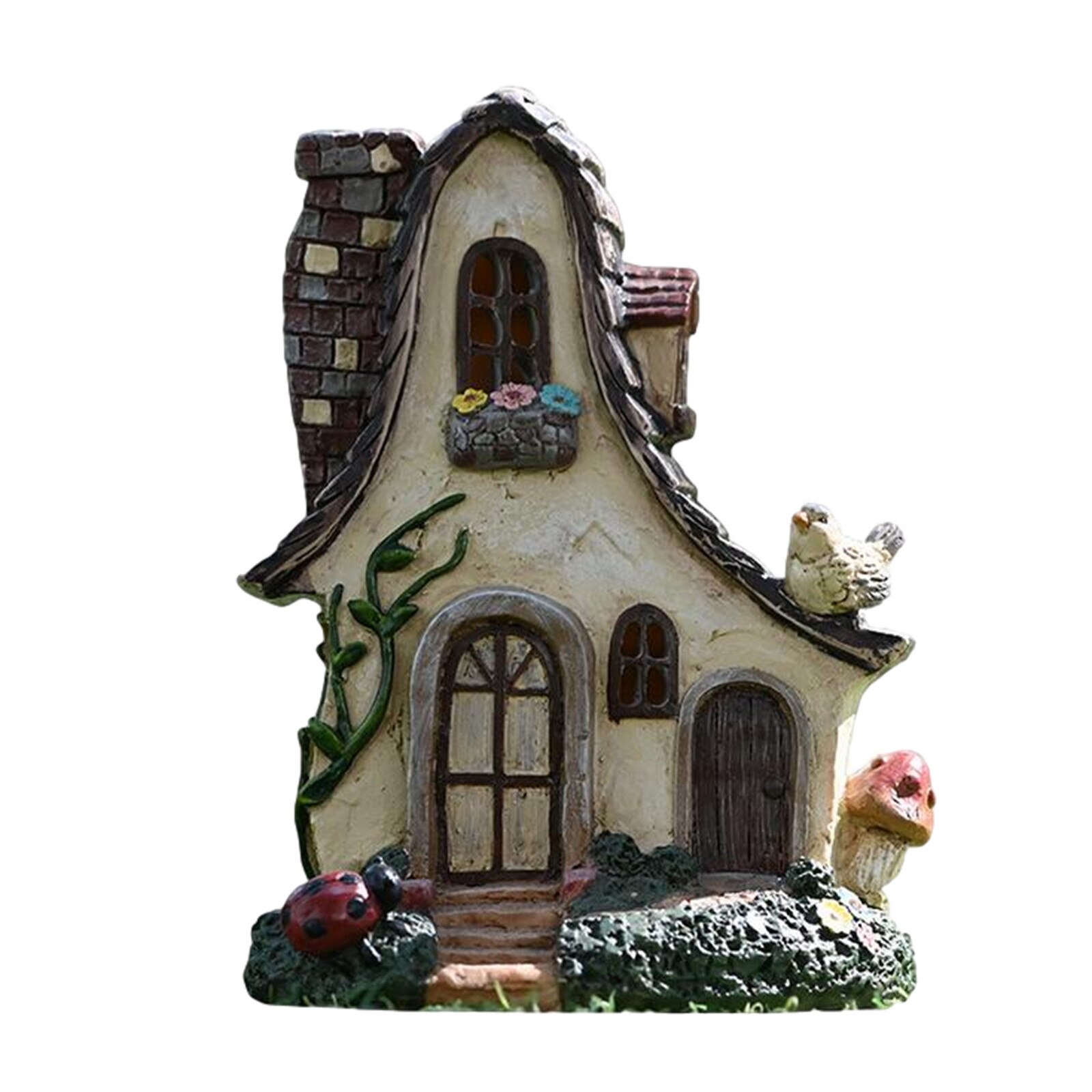 4 # Mini Hars Huis Fairy Garden Micro Landschap Pastorals Huis Hars Ambachten Restaurant Tuin Woondecoratie Sieraden Standbeeld