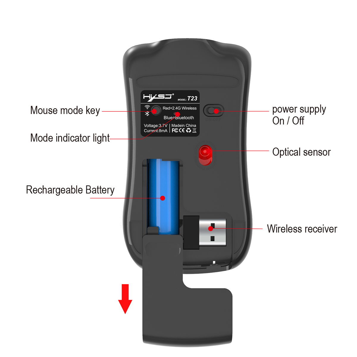 Franskt bluetooth tangentbord trådlös mus combo hemmakontor stationär dator tyst tangenttryckning färg bakgrundsbelyst tangentbord tunna möss set