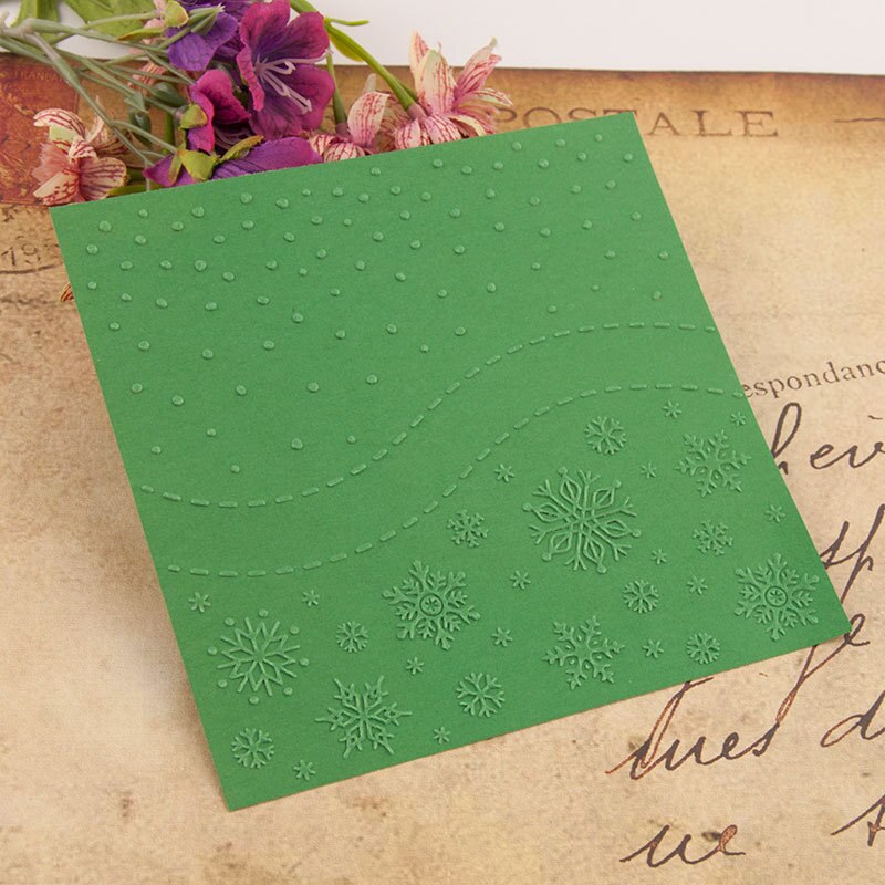 Christmas snowflake DIY Plastic Embossing Folders for DIY Scrapbooking Paper Craft/Card Making Decoration Supplies