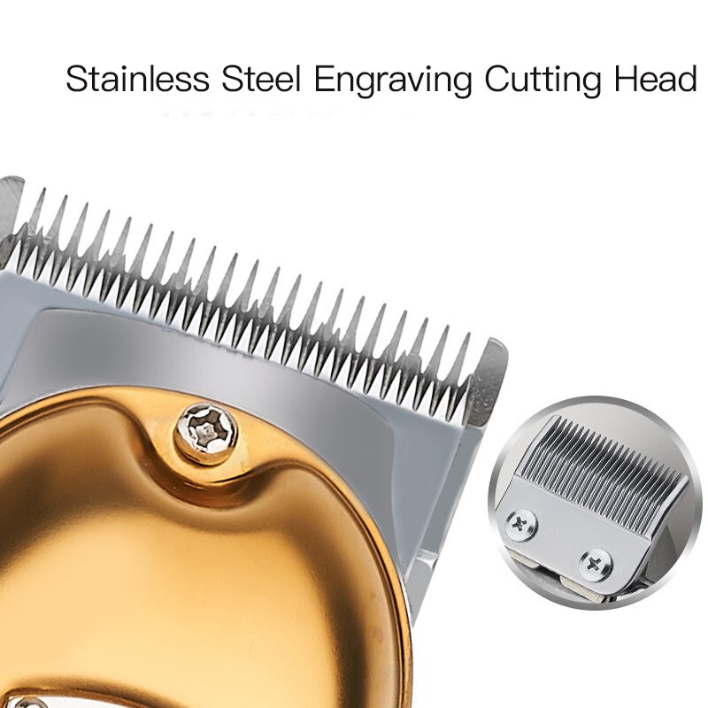 0.01mm Short Hair Clipper Fast Charge Hair Trimmer Metal Body Hair Cutting Machine For Man Use Home Beard Hair