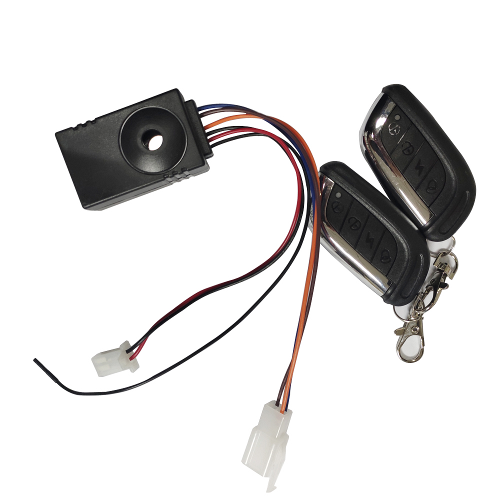 E-cykel alarmsystem 36v 48v 60v 72v med to kontakter til elektrisk cykel/scooter motorcykel trehjulet cykel børsteløs controller: Default Title