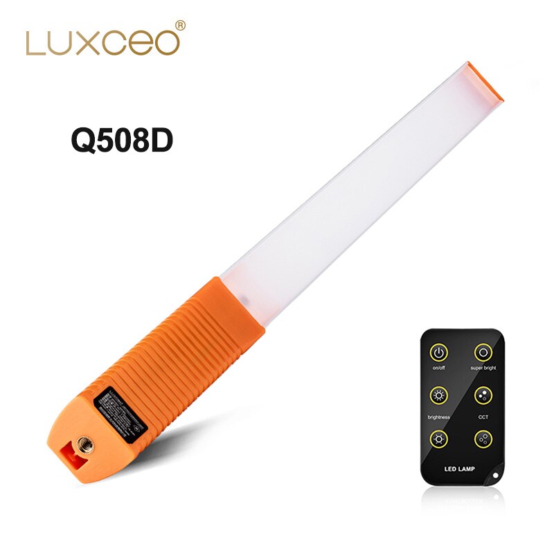 Luxceo Q508D Led Licht Invullen 5200Mah 7.3W Verlichting Lamp Led Stick Video Light 3000K-6000K photo Handheld