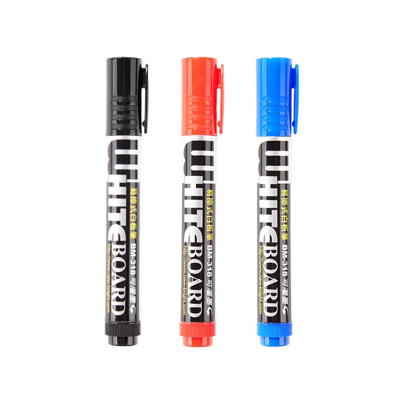 Hurtigttørre permanent whiteboard tusch 12 stk skole klasseværelse whiteboard pen elev tegning maleri graffiti pen bm -318