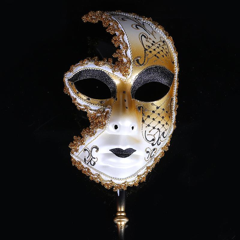 Máscara de festa feminina moderna com lantejoulas, ouro, rosa, máscara de máscaras, natal, dia das bruxas, máscaras venezianas, carnaval, máscaras anônicas