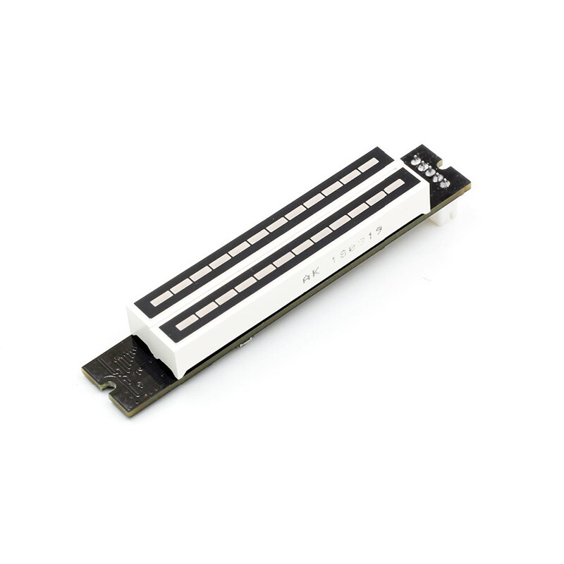 Mini Double 12 Level Indicator Double 12 Level Indicator VU Meter Stereo Amplifier Board Adjustable Light Speed Board DIY Kit: Finished Product