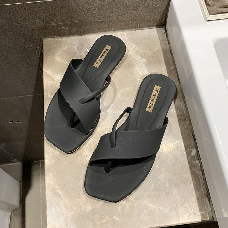 Women Sweet Light Weight Pvc Beach Flip Flops Lady Casual Comfort Summer White Anti Skid Flip Flops Tong Femme E5929