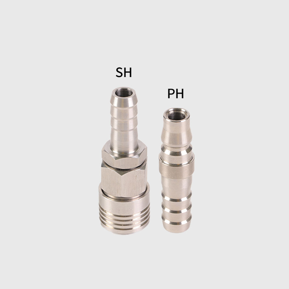 Adaptador de conector rápido para compresor de aire, accesorio neumático de lengüeta de manguera de 1/4 ", 3/8", 1/2 ", BSP x 6/8/10mm