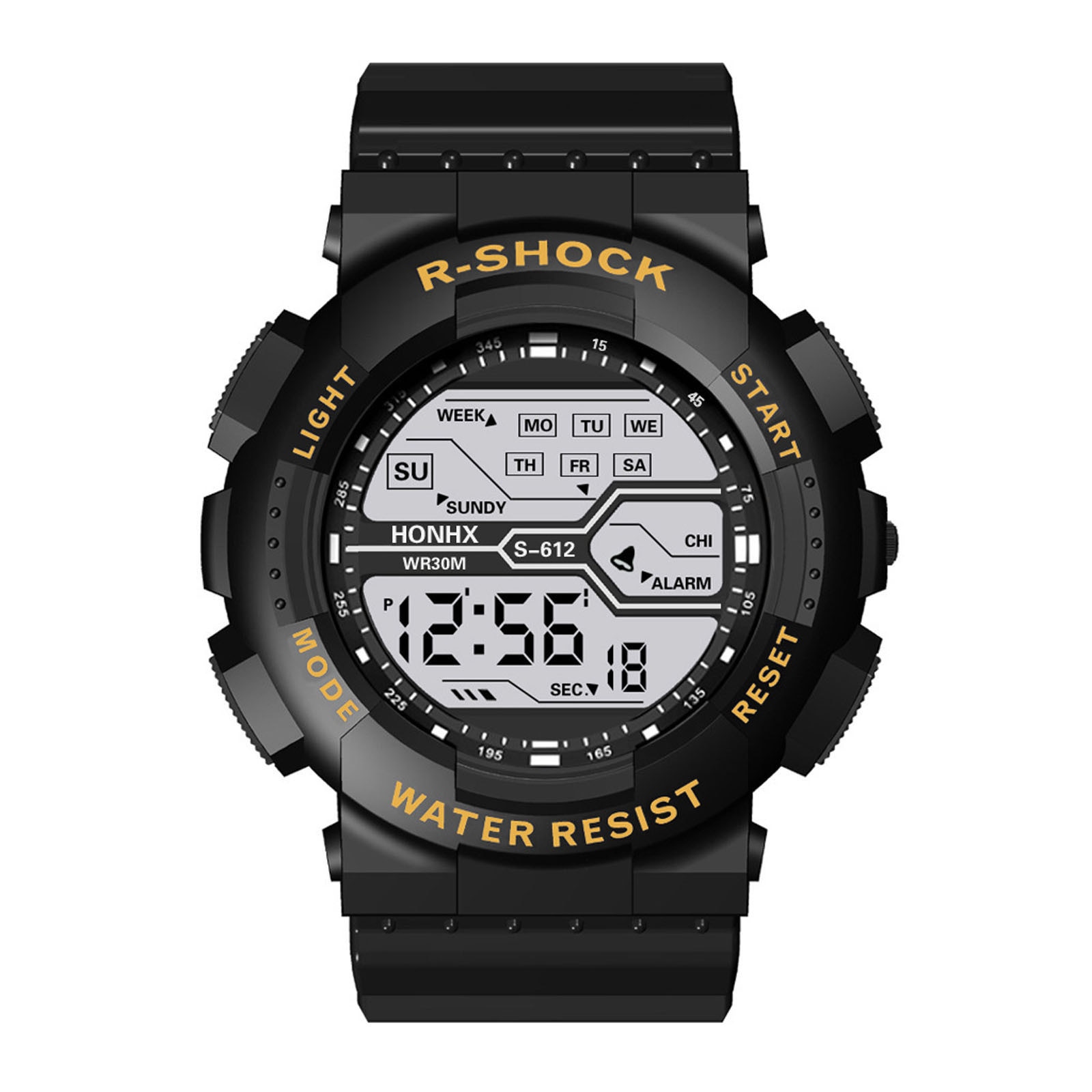 Honhx Watch Digital Wristwatches A Variety Of Styles Of Cool Sports Electronic Watches With Four Buttons reloj mujer: H
