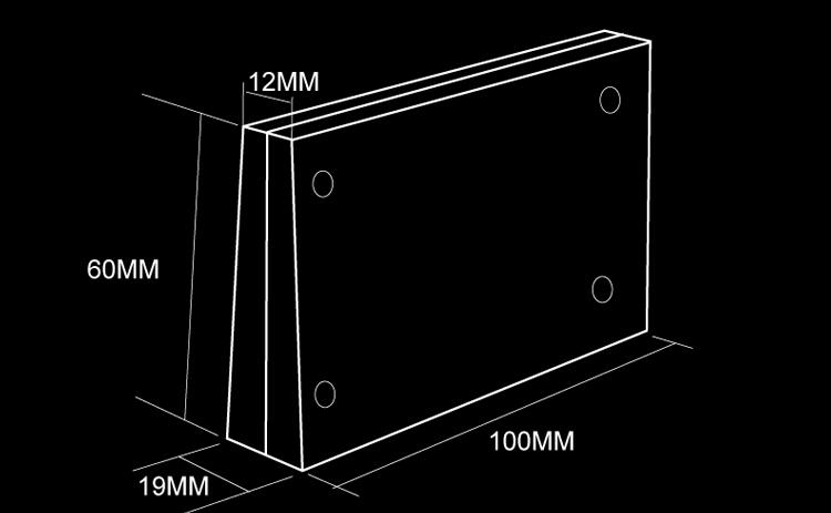Soporte porta etiquetas magnéticas de acrílico de 100x60mm, soporte porta etiquetas, letrero de escritorio en descenso, tarjeta de información, mostrar marco de fotos, nombre, Mesa