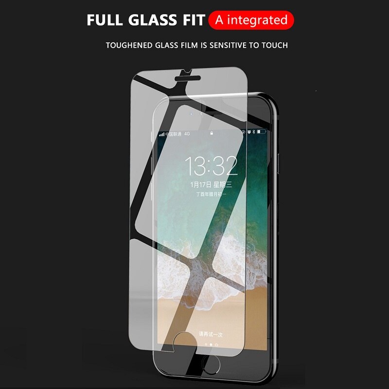Für iphone 6 , 7 , 8 plus , 11 , 12 pro max, 12 mini: 3 stück displayschutzfolie aus gehärtetem glas – transparent und mit anti-folie-effekt