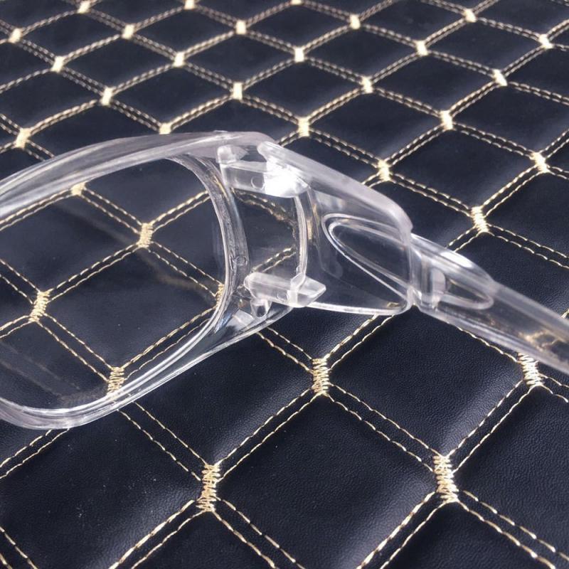 Foldable Adjustable Anti-fog Safety Goggles Anti-Sneeze Liquid Eye Protection Anti-Droplets Windproof Lab Glasses Clear Lens