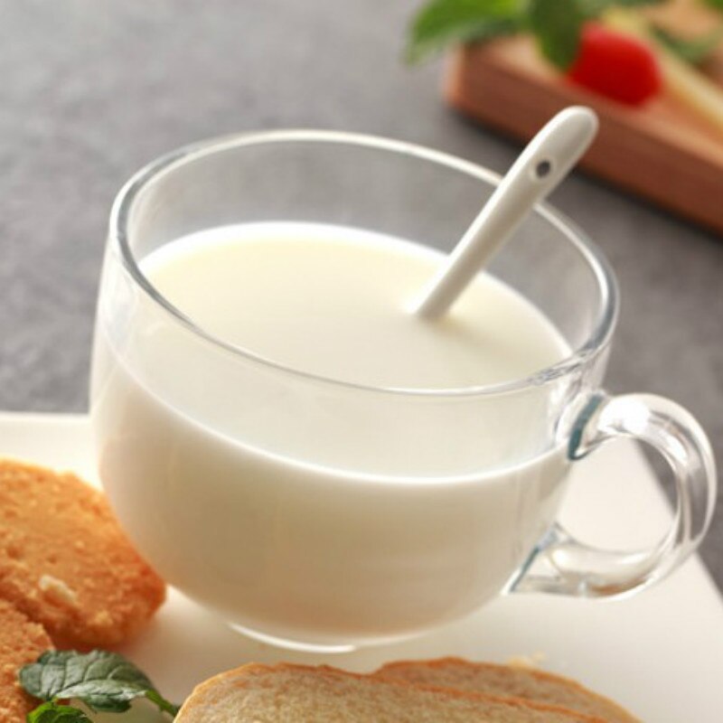 Glass Milk Tea Cup 480ml Large Breakfast Milk Cup Coffee Cup