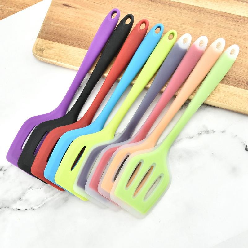 Korean Version Non Stick Silicone Pot Shovel Cooking Spatula Fried Shovel Flexible Silicone frying Pan Turner Spatula
