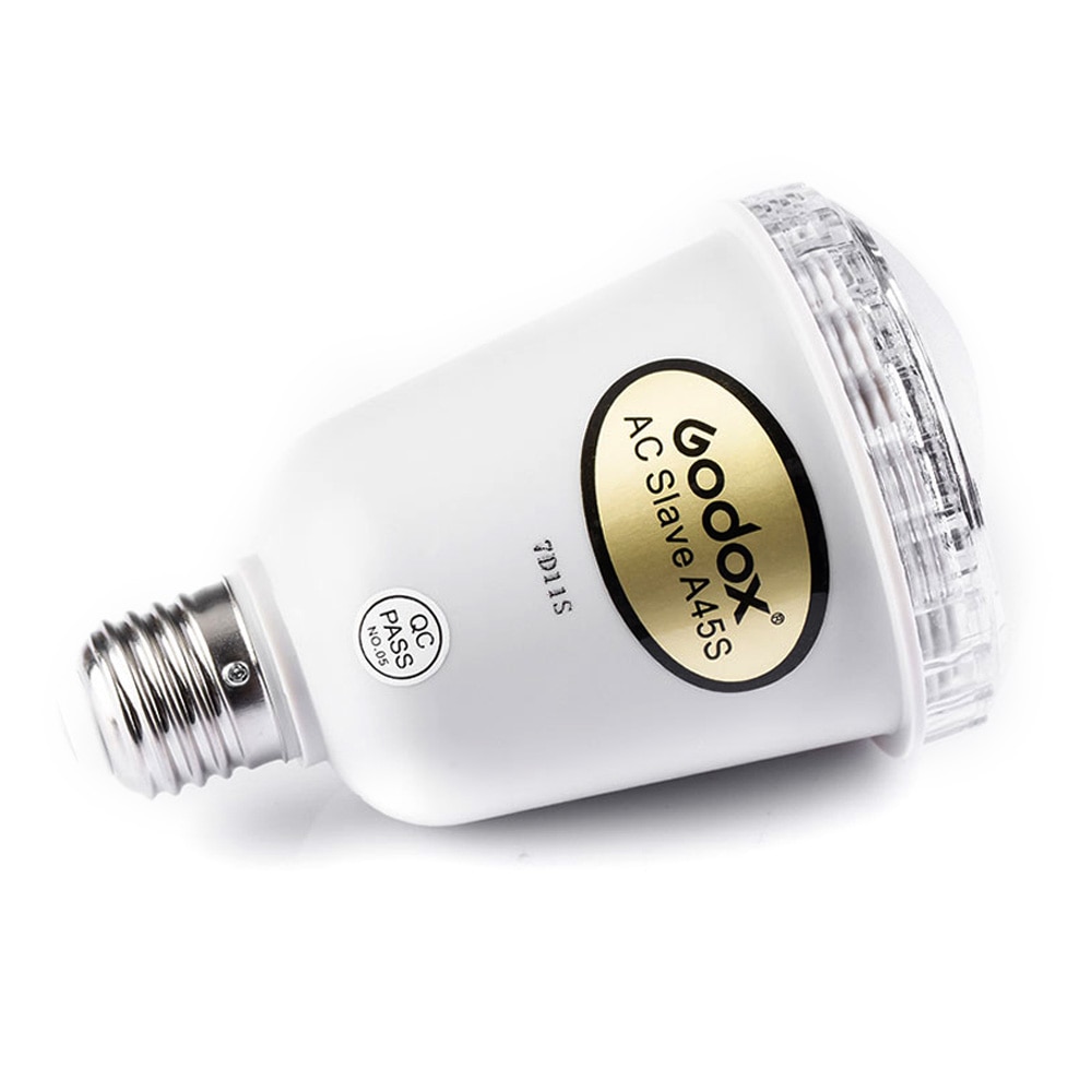 Godox-luces intermitentes electrónicas A45s para estudio fotográfico, luz estroboscópica de CA, Bombilla Flash esclavo para E27, 220V