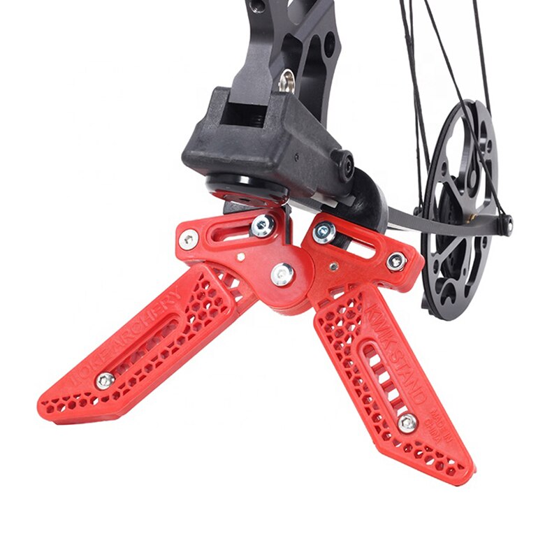 Archery Bow Stands Archery Equipment Accessories Composite Plastic Floor Stand Adjustable Width Portable Bow Stands