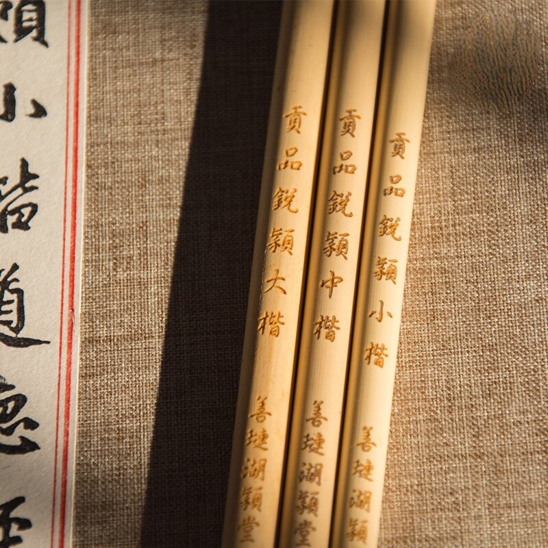 Woolen Multiple Hair Calligraphy Brushes Upscale Regular Script Lian Brush Set Huzhou Calligraphy Brush Pen Caligrafia China