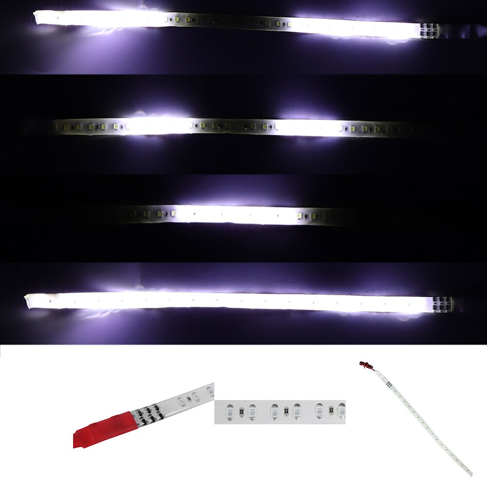 2 Stuks 30Cm 32 Led Knight Rider Flash Strobe Scanner Neon Strip Licht Diy Mode Auto decoratie