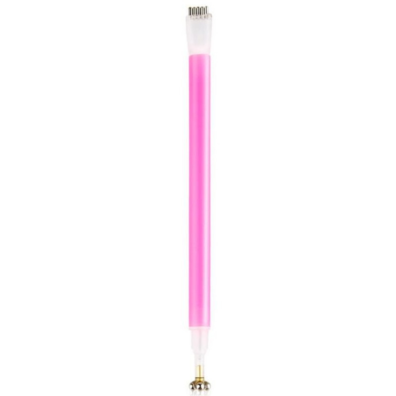 1 pc kat dobbelthoved øje magnet stick til gel lak lak 3d linje strimmel stærk effekt magisk bord nail art værktøjer