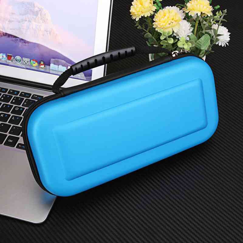 Funda de transporte con mango de protección dura portátil, bolsa de almacenaje de transporte de viaje, bolsa para consola NS, bolso para n-switch