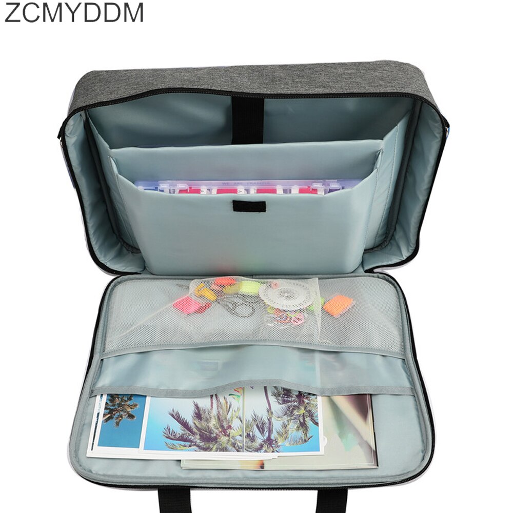 Empty Embroidery Kits Storage Bag Embroidery Floss Storage Box for Portable Tote Yarn Wool Storage Bags DIY Crochet Hooks