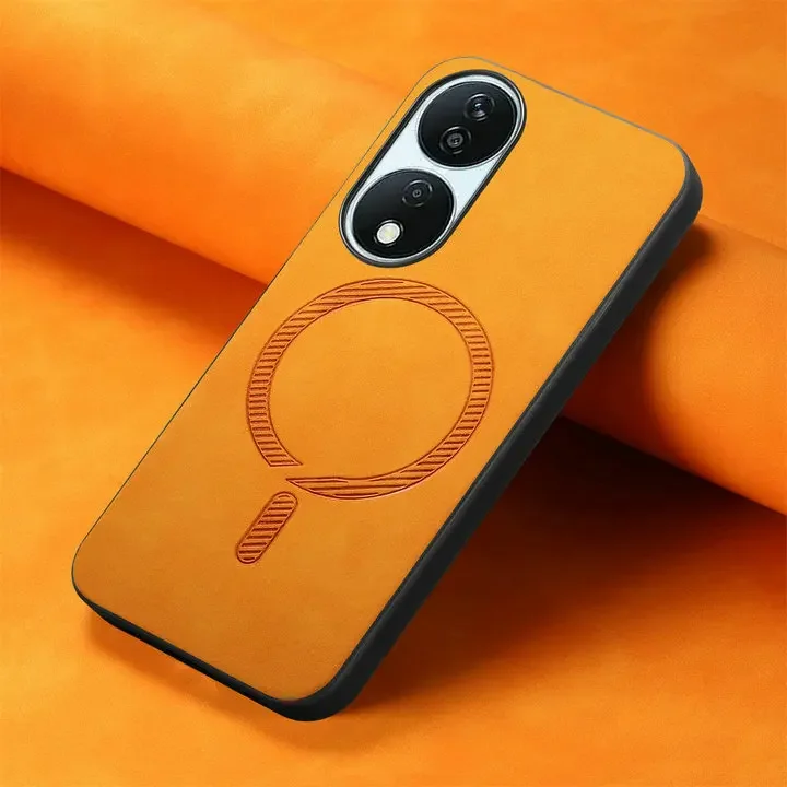 Honor 90 Lite 90Smart 5G 2024 Funda de lujo Funda de cuero con imán Funda Magsafe Honor 90 Funda inteligente para teléfono Honor90 Pro 100 Funda trasera