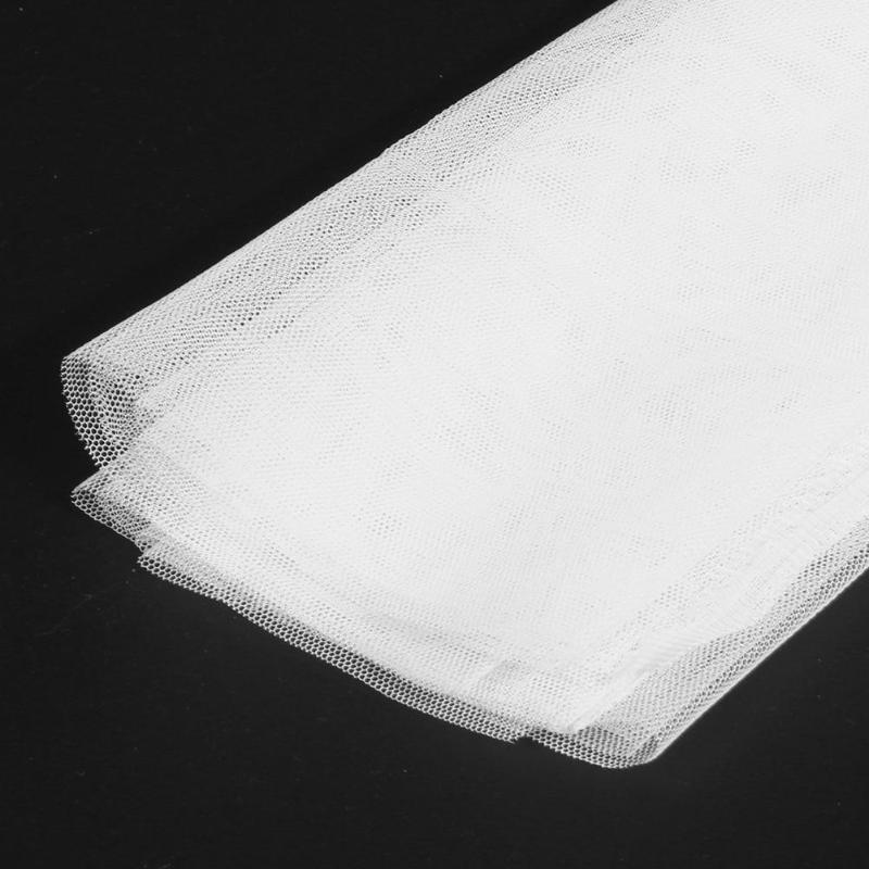Vit nylon filter mesh tyg tyg vatten flytande stam polyester tyg nål nätverktyg