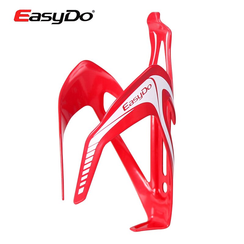 Easydo cykel flaskhållare aluminiumlegering mtb landsvägscykel cykling sport vattenflaskhållare hållare 38g gram lätt vikt: Röd