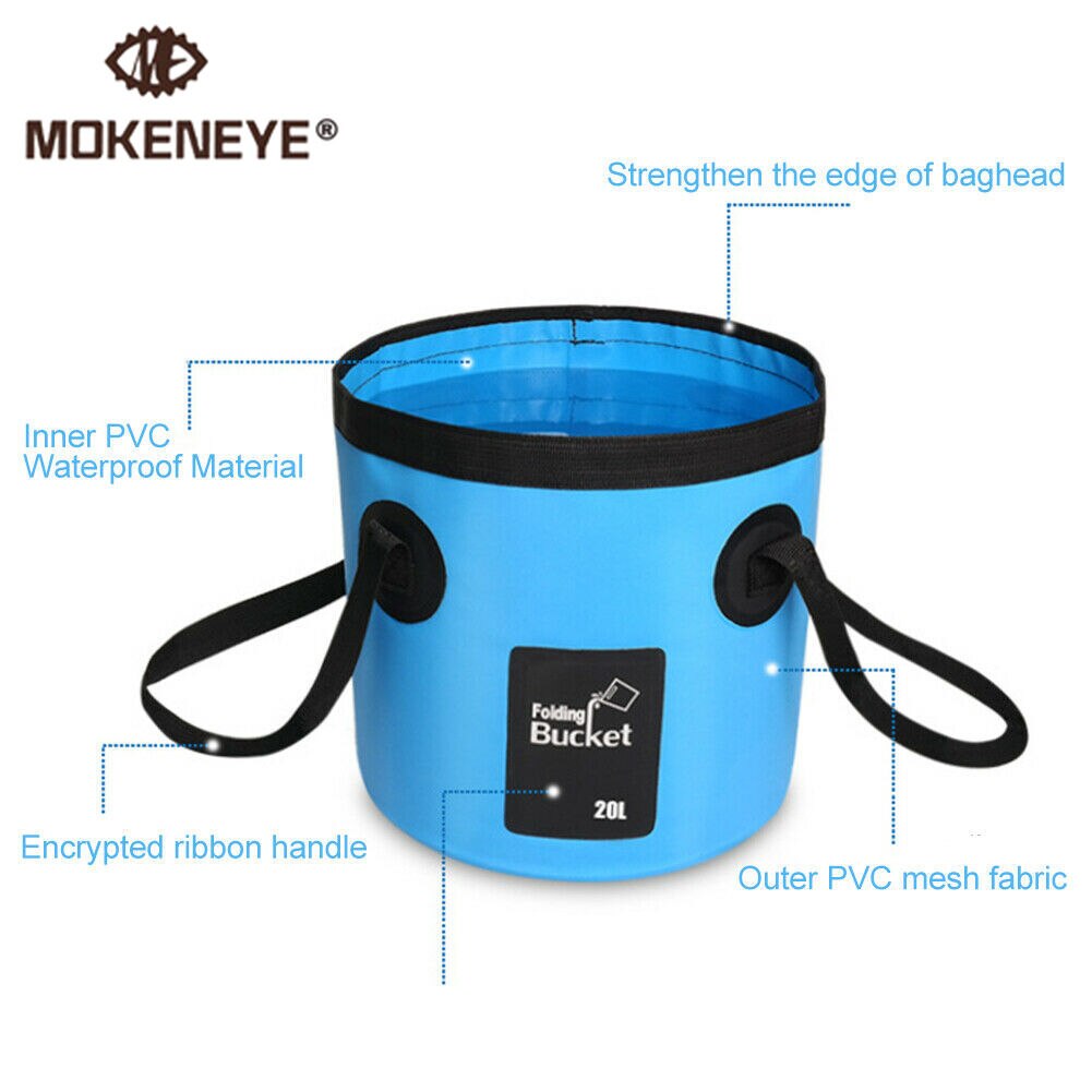 Wandelrugzak, 20 liter sport lichtgewicht opvouwbare waterdichte ultralichte rugzak geschikt voor outdoor camping picknick (blue