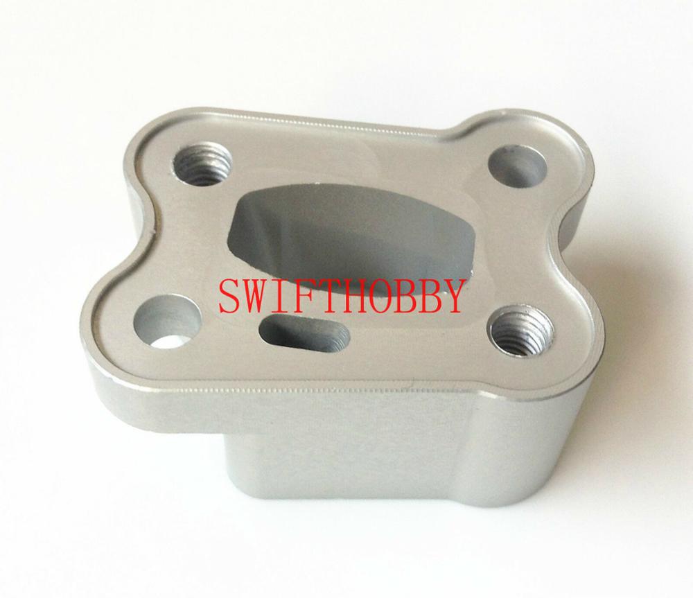 CNC isolator carb block with gasket 26CC RCMK Zenoah gas engine rc boat