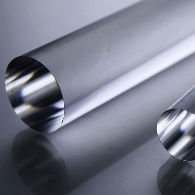 Pręt akrylowy okrągły Pmma bar 0.47 Cal Dia 10 Cal długość wyczyść 2 sztuk