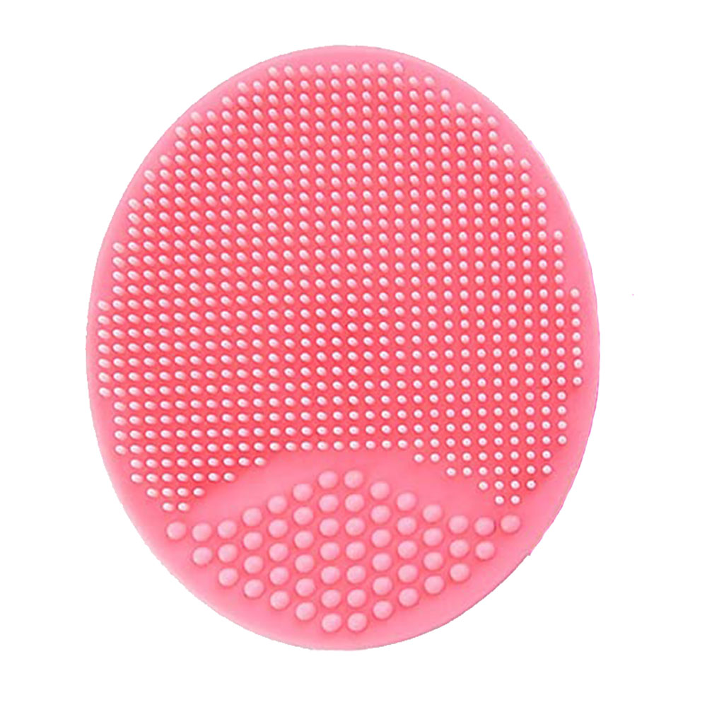Baby Silicone Bath Brush Cradle Cap Scrubbers Exfoliating and Massaging Brush Scalp Care Scrubber for Hair Care And Body Care: 1 Pic Pink