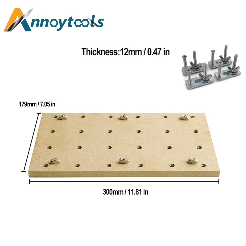 Cnc Mdf Spoilboard CNC30 * 18 Beschermende Hout Voor Cnc Router, Cnc Graveermachine Pad, Mdf Werkbank Accessoires