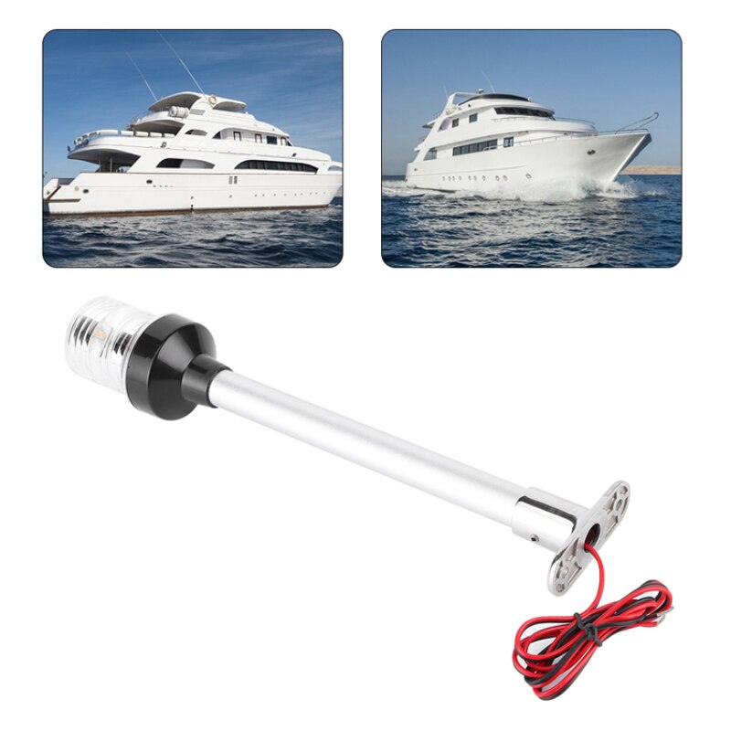 Waterproof Marine Boat Yacht Light Navigation Anchor Light 360 Degree Boat Light 12-24V 6/8/10/12 Inch LED Navigation Light