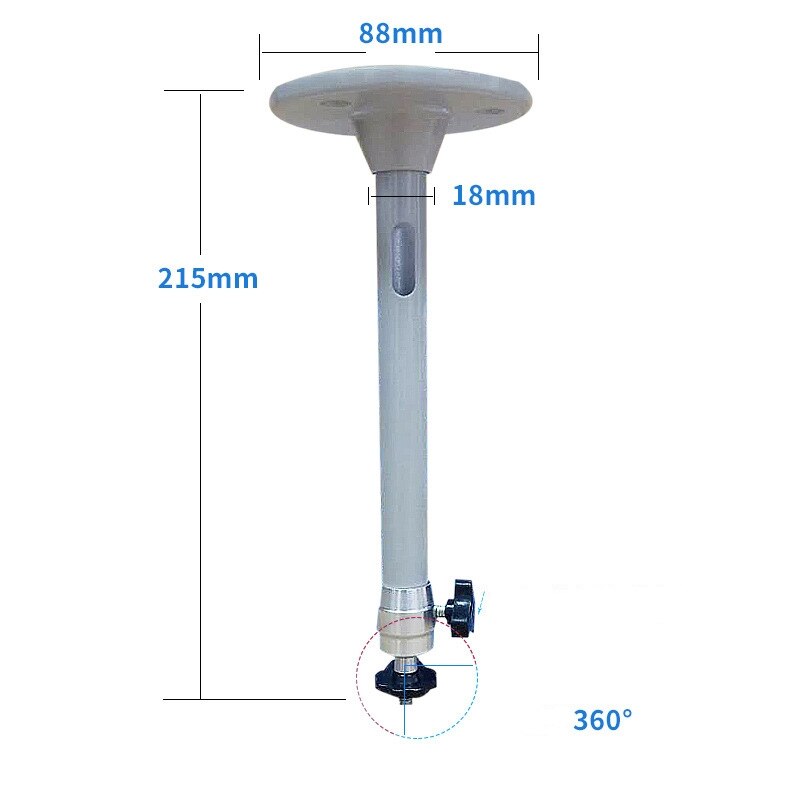 Mini 21.5CM Projector Bracket Micro Projector Hanger Wall Mount Aluminum Alloy Bracket Rotate 360 Degree