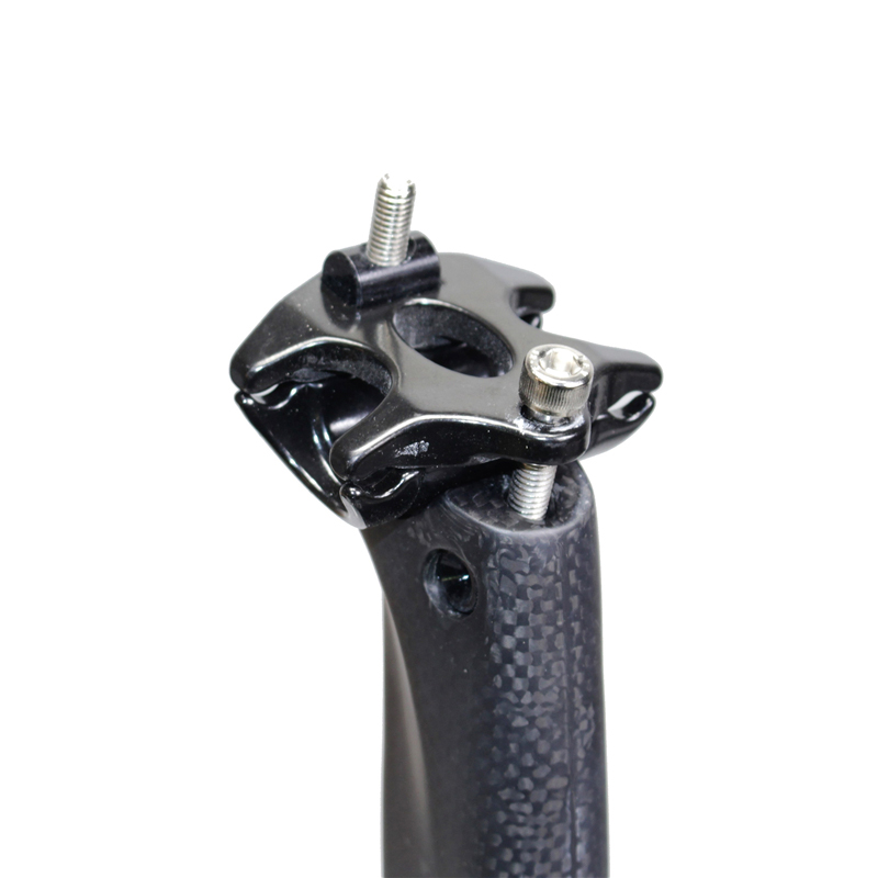 ZNIINO keine Logo 20mm Kohlenstoff versetzt Sattelstütze 27,2/30,8/31,6*350/400mm schwarz Kohlenstoff Fahrrad Radfahren Teile MTB/Straße sattelstütze 3K matt