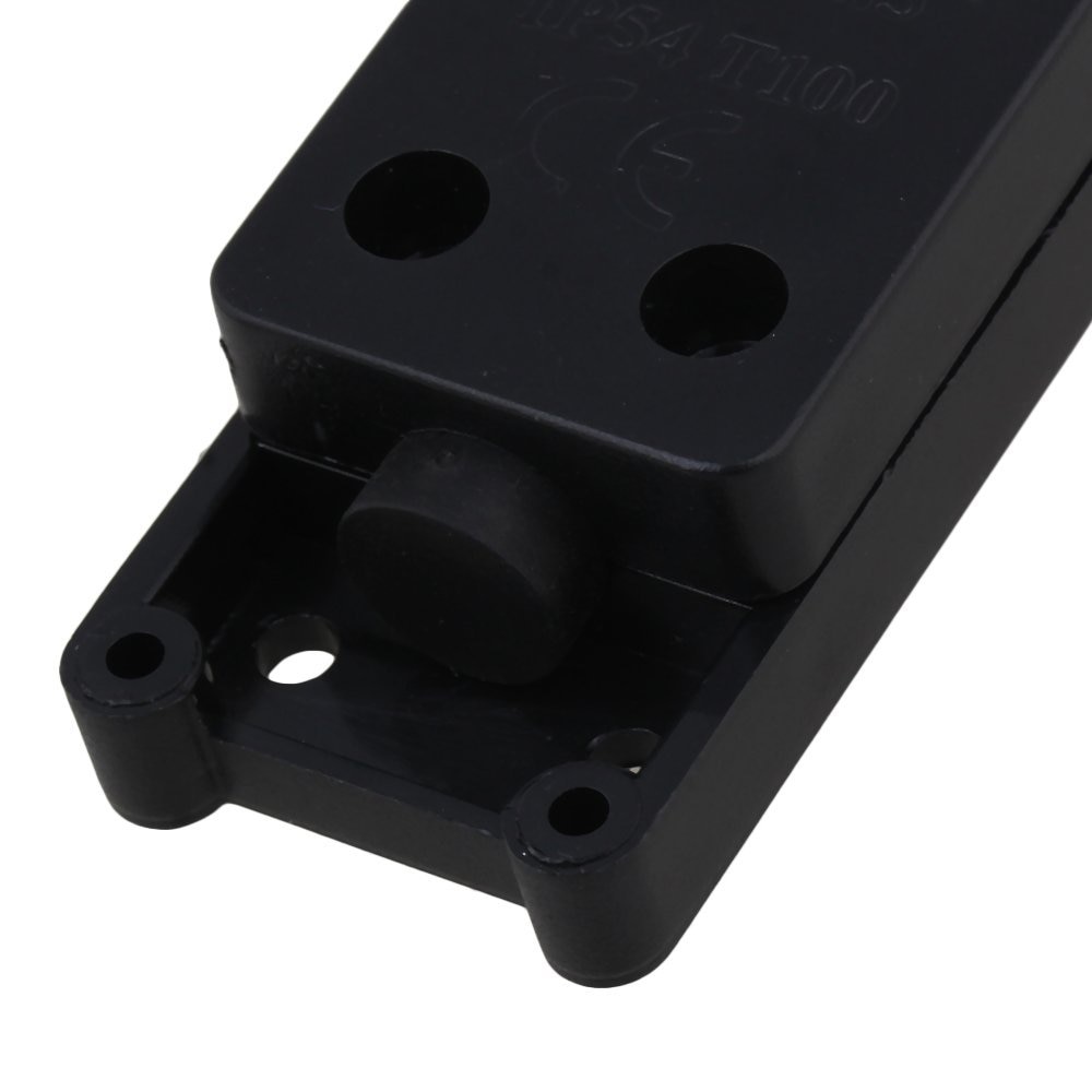 450V Black Plastic IP54 Waterproof Mini Cable Wire Junction Box for 1.5 Square Lines