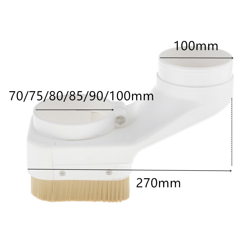 CNC Router Dust Shoe Nut 70/75/80/85/90/100mm Spindle Engraving Milling Machine Brush Cleaner Woodworking Tools CNC Dust Cover