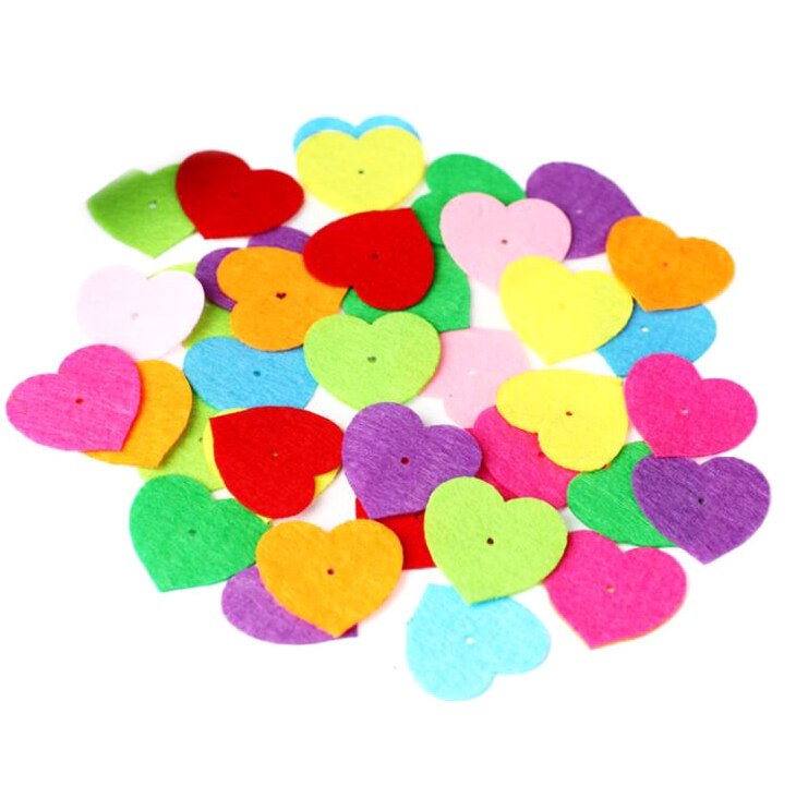 80Pcs Creatieve Non-Woven Flower Patch Kinderen Handgemaakte Materialen Bloemblaadje Patroon Kids Patches Naaien Ambachtelijke Speelgoed Diy Sticker gyh