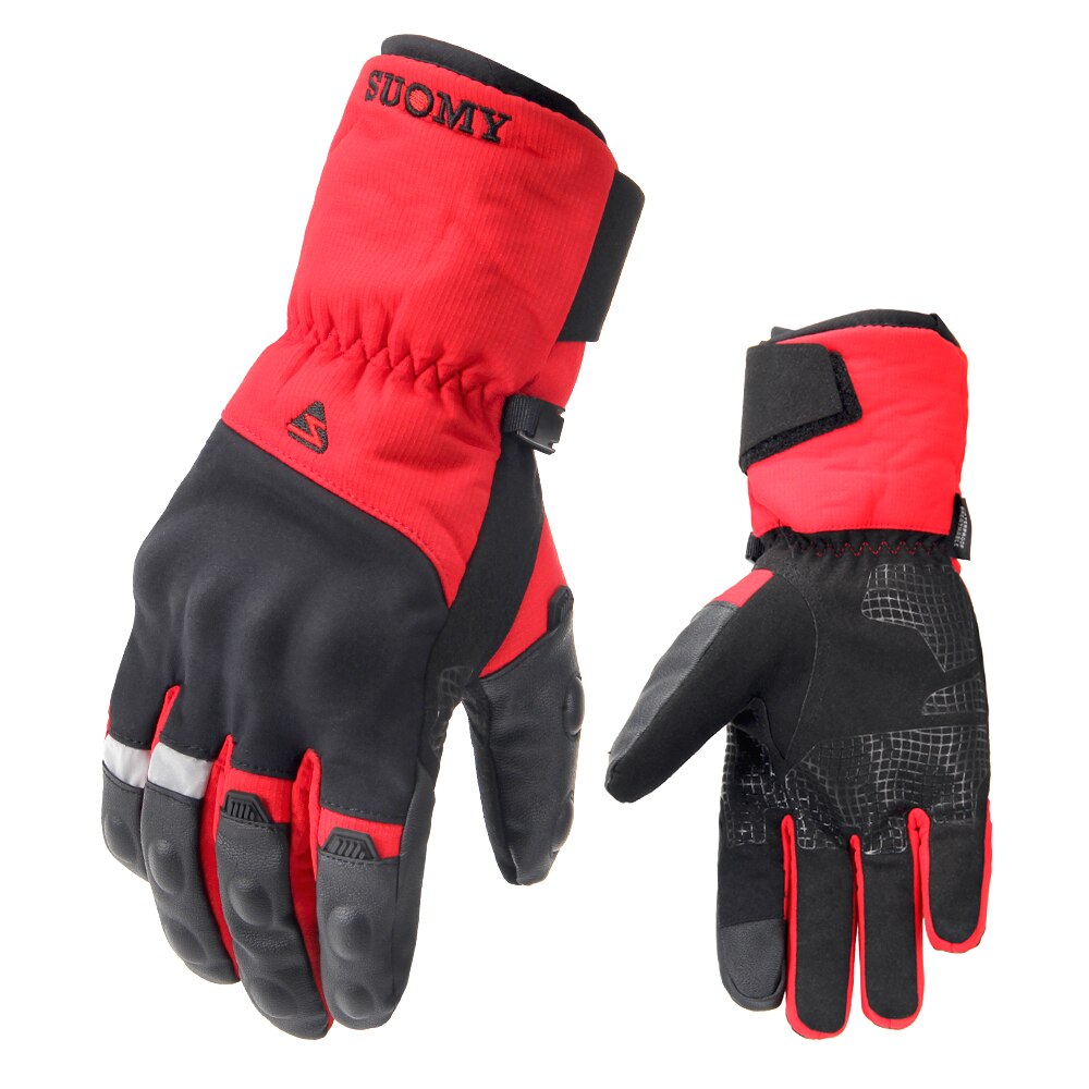 Guanti Moto invernali impermeabili Touch Screen uomo guanti Moto guanti protettivi antivento guanti Moto Motocross: Radura / M