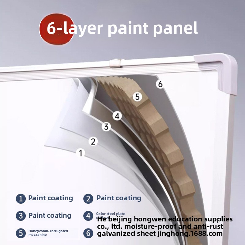 Beugel Whiteboard Schrijfbord Verplaatsbaar whiteboard Kantoorbeugel Verticaal whiteboard Groen bord 70 * 100 cm / 100 * 120 cm