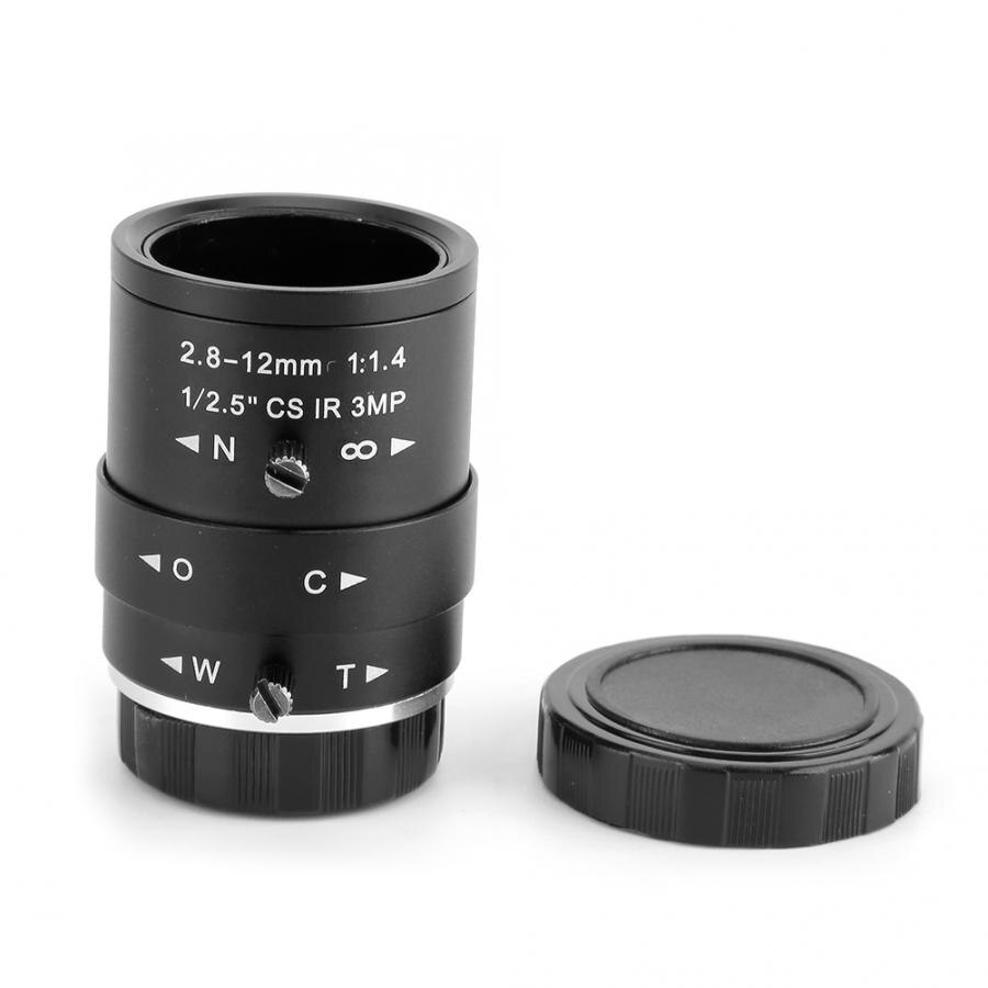 CCTV Lens 1080P HD Manual Aperture Zoom 2.8-12mm Focal-Length Lens for Security CCTV Camera