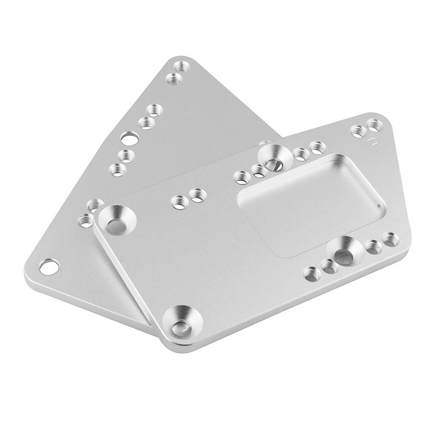 Aluminum Swap Motor Mounts Adapter Plates Conversion Adjustable Universal Swap Bracket Small Block with Screws