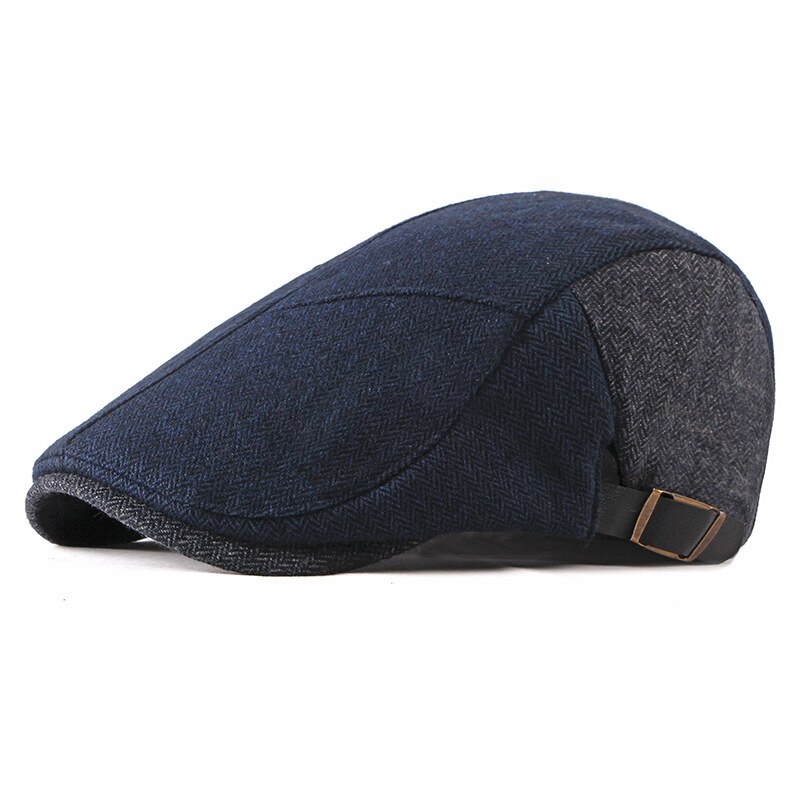 Gorra plana de algodón y lino para hombre, boina para conducir, Golf, Gavroche, Verano