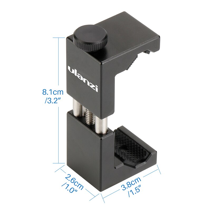 Ulanzi Metalen Smartphone Tripod Mount Houder Voor Iphone Samsumg, u-30 Balhoofd Statiefkop Mount Voor Dslr Digitale Camera Led Licht: ST-01 tripod mount