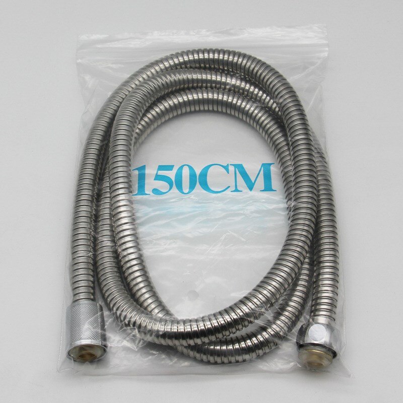 1.5m explosion-proof water washing densified shower hose 201 stainless steel shower hose copper core shower inlet pipe