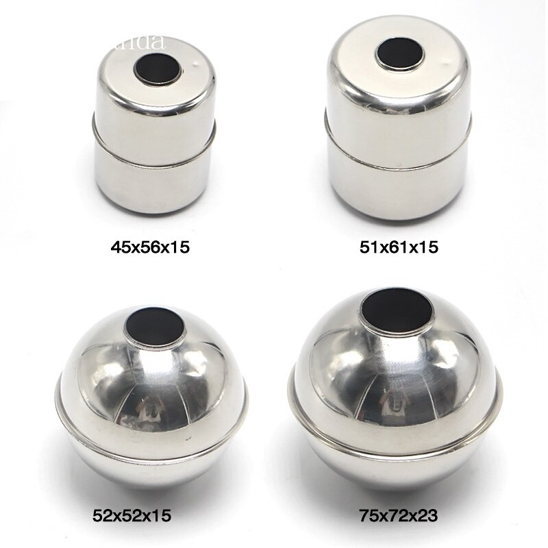 1 szt. Pływak Magnetyczny przełącznik pływakowy ze stali nierdzewnej do pływaka poziomu wody 24 mm 28 mm 9,5 mm