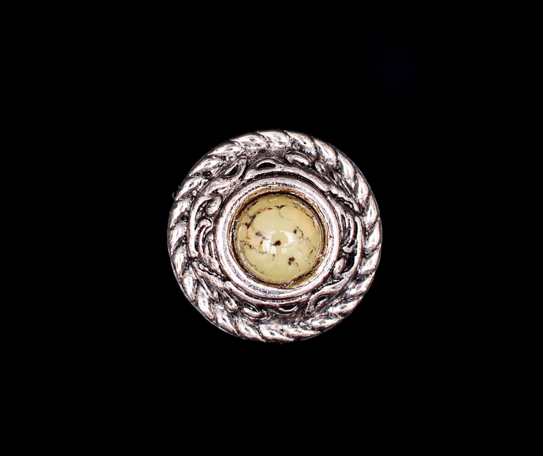 10 stuks antieke bloemen gesneden touw zijkant westerse turquoise metalen ronde concho knoop voor lederwaren bagage handtas zadel decoratie