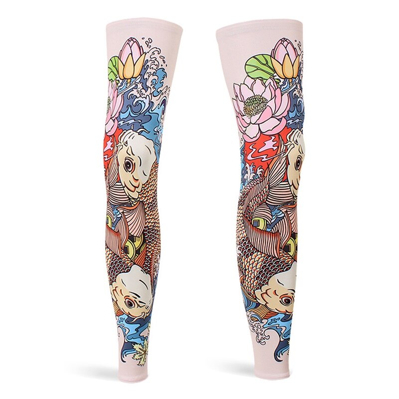 Jambières de pour hommes et femmes, protection UV, vtt, cyclisme, manches de jambe, vélo,